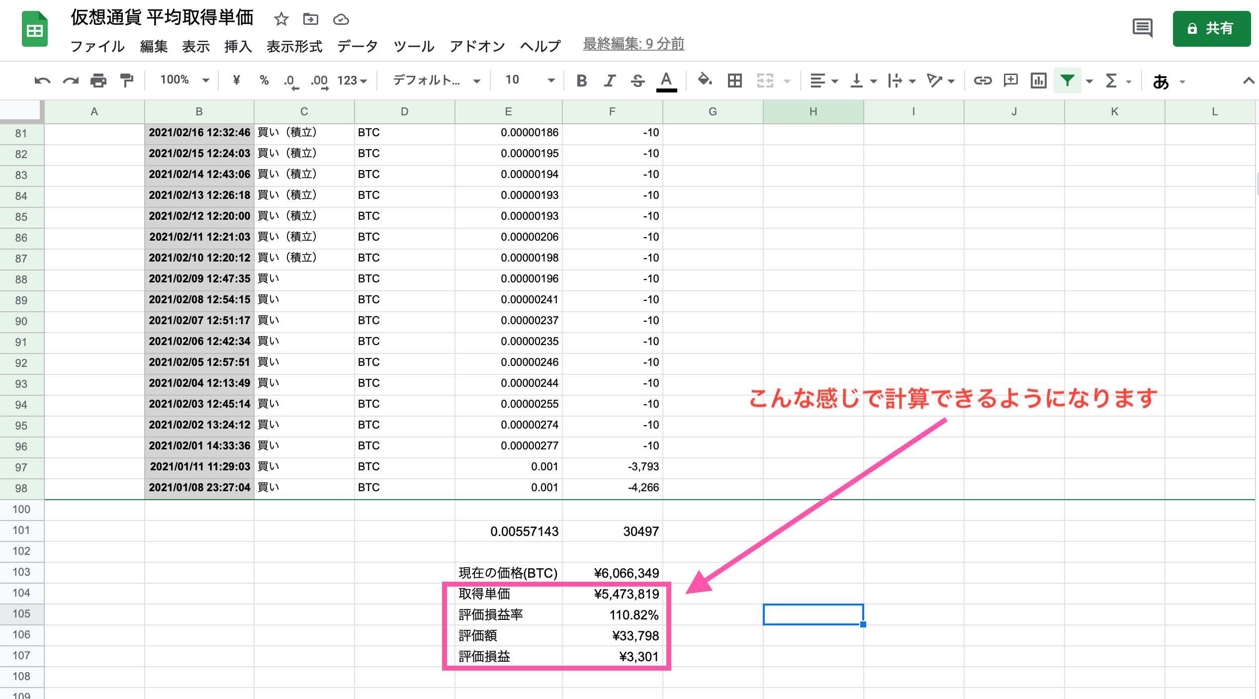 仮想通貨 平均取得単価の計算方法【超わかりやすく】【コインチェック ビットフライヤー】 | 丸の内OL 投資で資産形成
